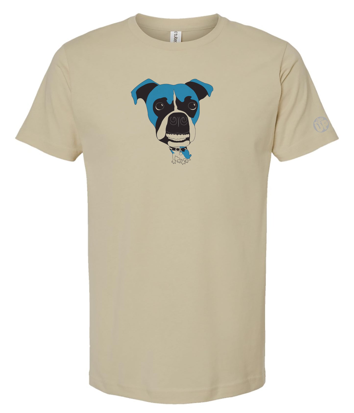 Blue Bon Bon Boxer Dog T-shirt