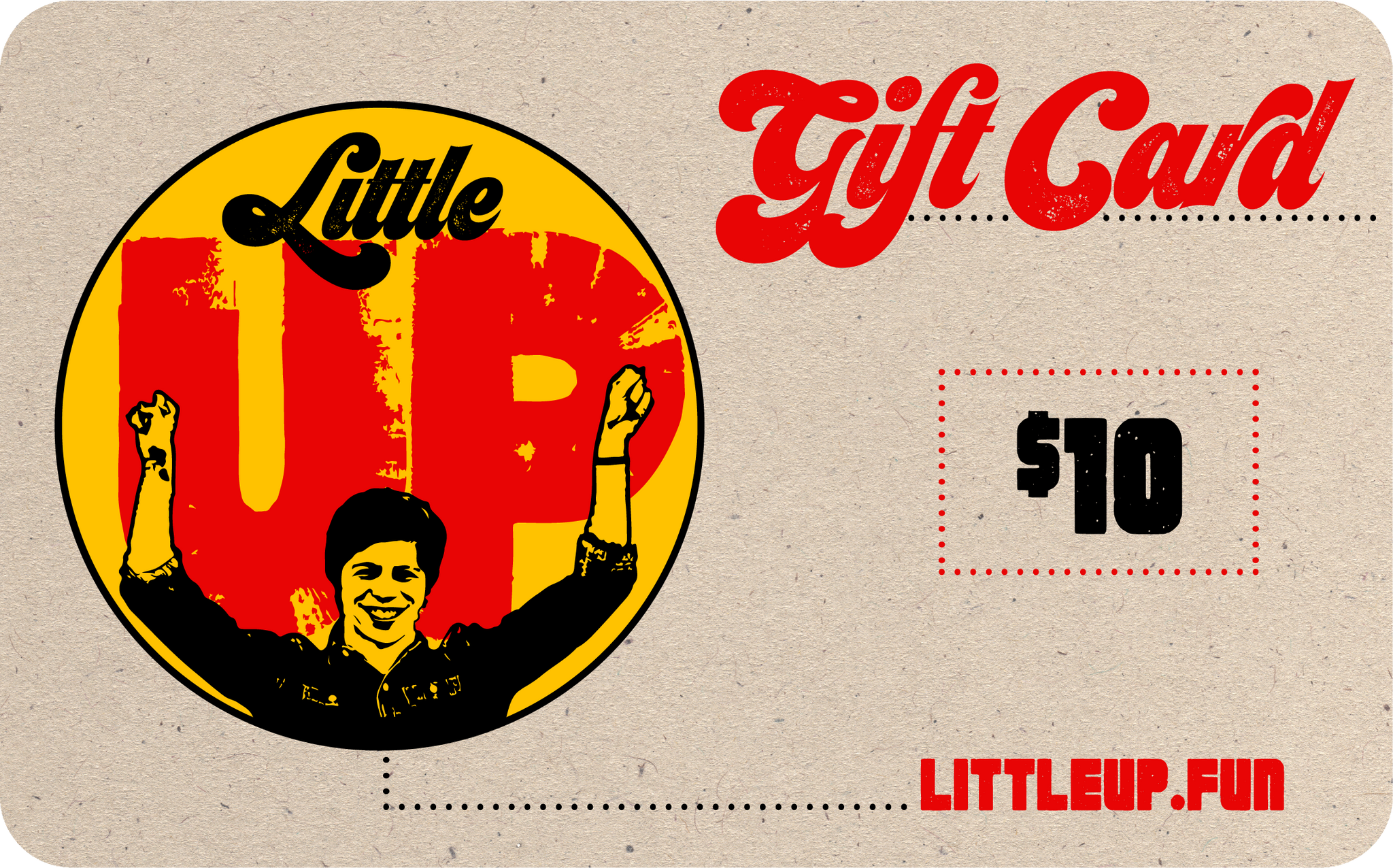 gift card with circle logo with 